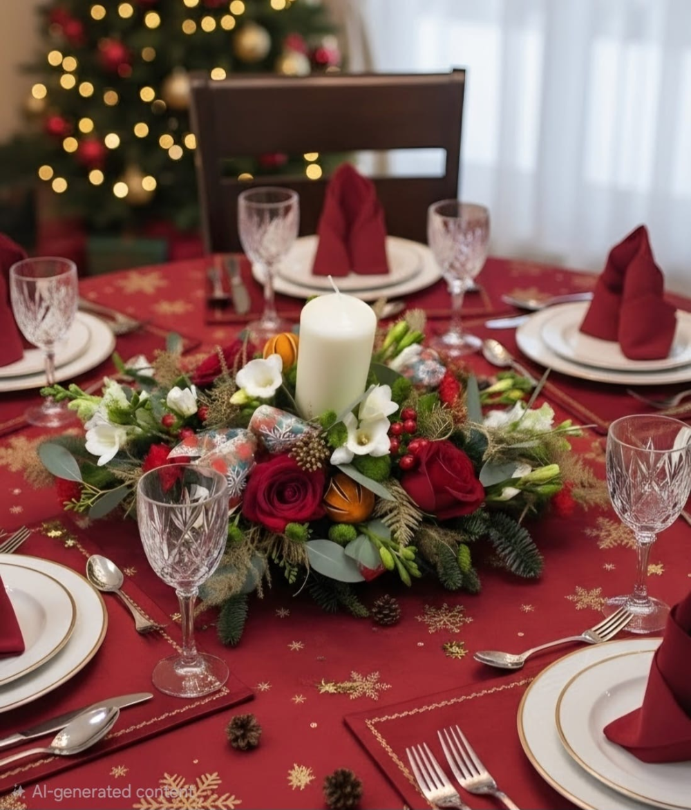 Florist choice table arrangement